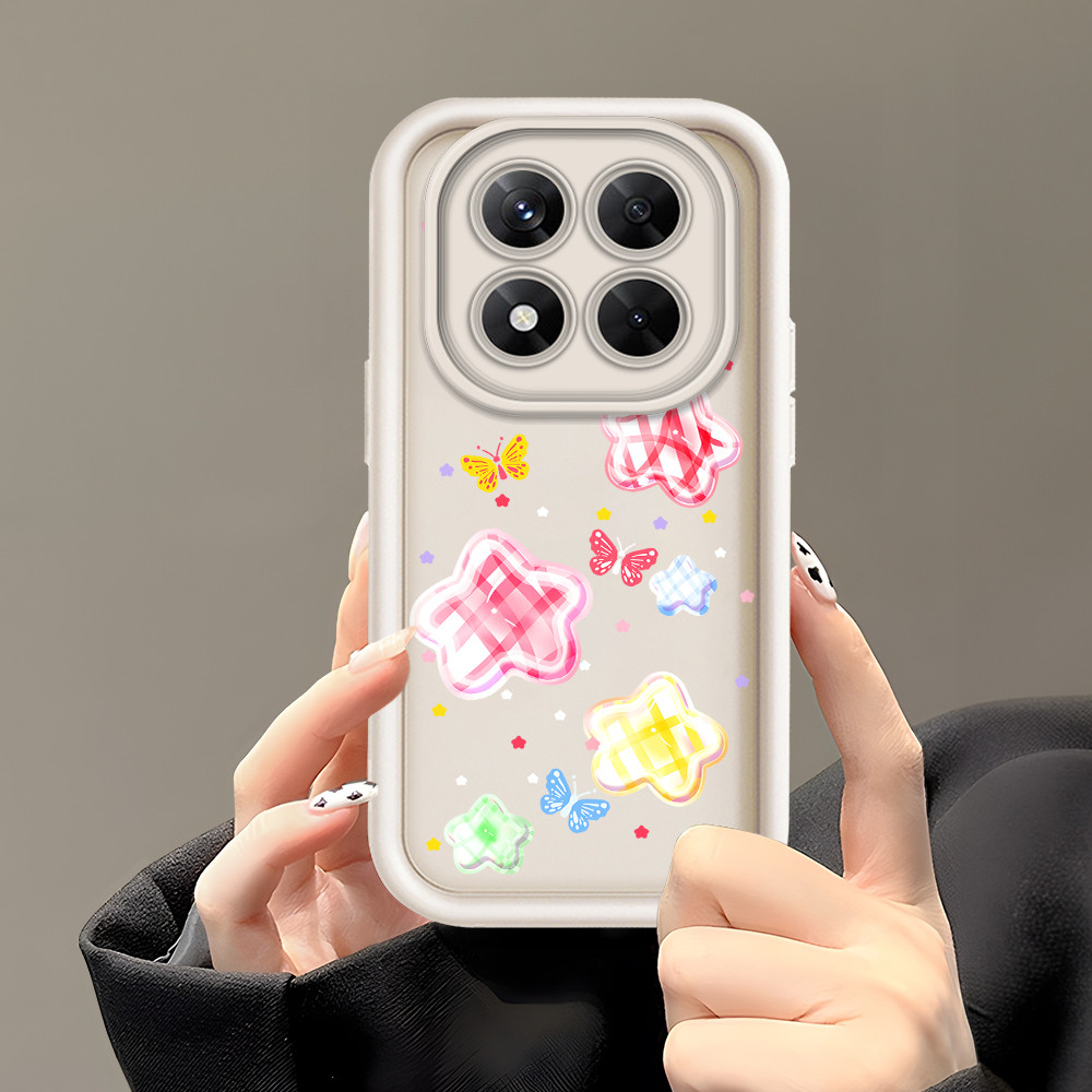 Casing Hp Untuk Xiaomi Redmi Note 14 Pro Poco X7 5G Case Kesing Protect Phone TY DLJ C8-4822 bunga-b