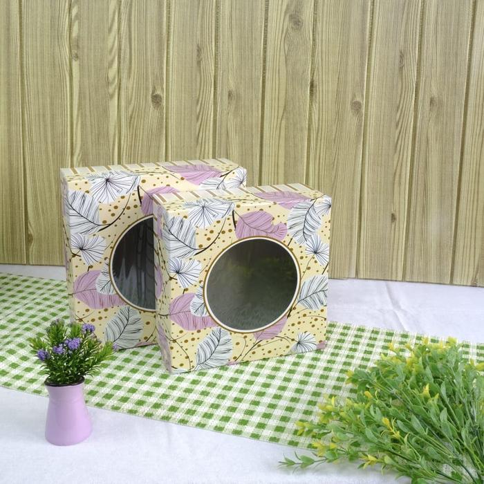 Kotak / Kardus / Dus / Box Bunga 20 X 20 Cake,Lapis Legit (Bb002)