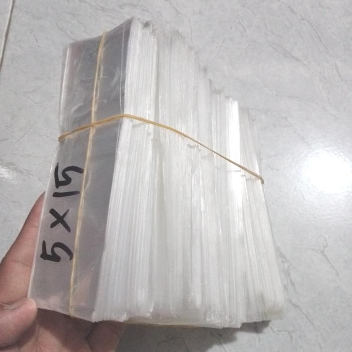 Isi 1 Kg Plastik Opp Tebal 5 X 15 / Plastik Kaca Tanpa Lem Harga Grosi