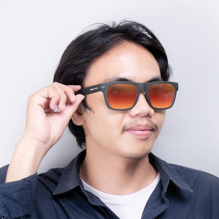 kdgn- Kacamata Hitam Olahraga Running Pria Wanita Polairzed Sport Naik Gunung Sunglasses