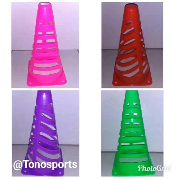 6don- 1 Pcs Cone Kun Olahraga Murah Promo, Cone Bola Futsal Basket Voli, Cone Kerucut, Cone