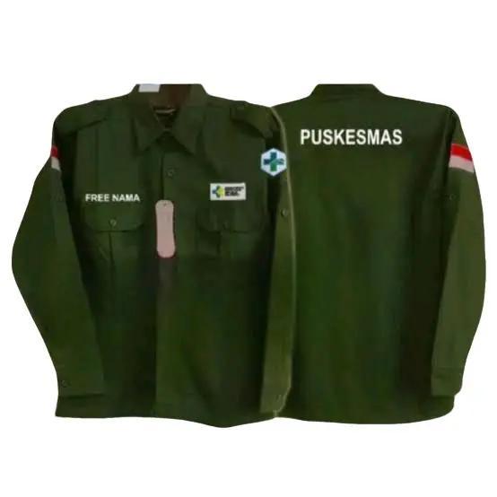[Voucher] kemeja puskesmas baju puskesmas seragam puskesmas Pdh puskesmas kemeja kerja puskesmas