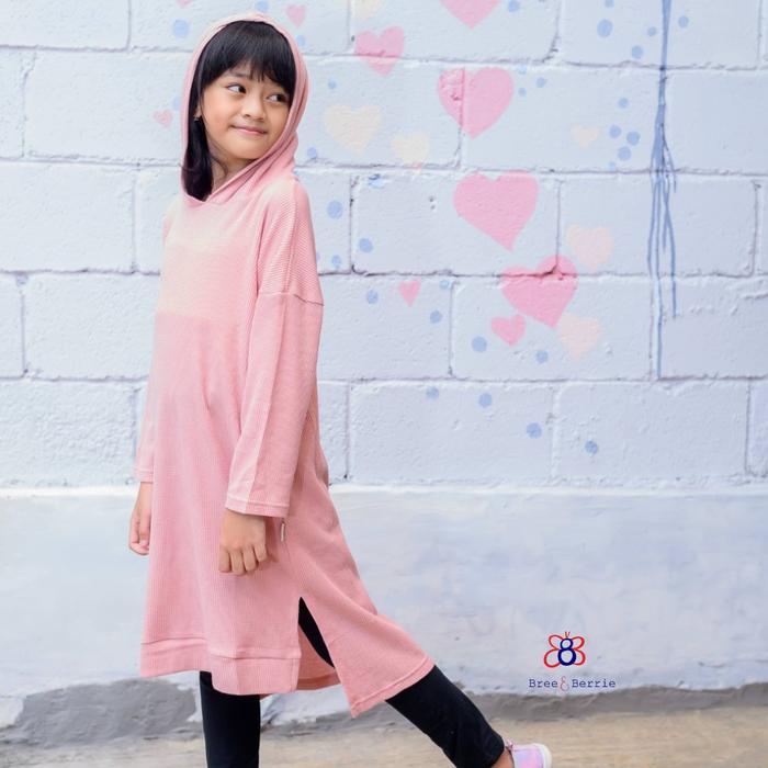 SIAPKIRIM (CLEARANCE SALE) - Bree&Berrie-Gamis Hoodie Couple Ibu dan Anak Katun Kaos/Knitt Motif