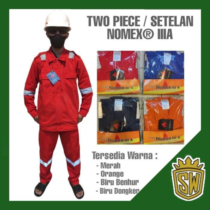 Two Piece Nomex IIIA / Setelan Baju Celana Nomex IIIA