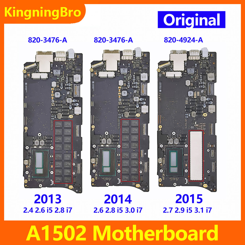 Original A1502 Motherboard 820-3476-A 820-4924-A For Macbook Pro Retina 13" A1502 Logic Board I5 I7