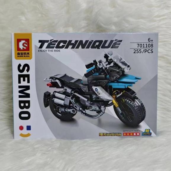 Mini Bricks Motor Sembo Block Motorcycle Balap Sport Kode 727