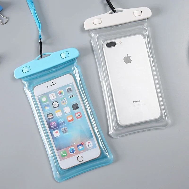 Waterproof Swimming Mobile Phone Cases Macron Airbag Hanging Neck Cases Diving Skiing Unrsal Phone