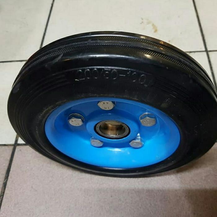 RODA TROLI 8 INCH KARET RODA GEROBAK 8 INCH