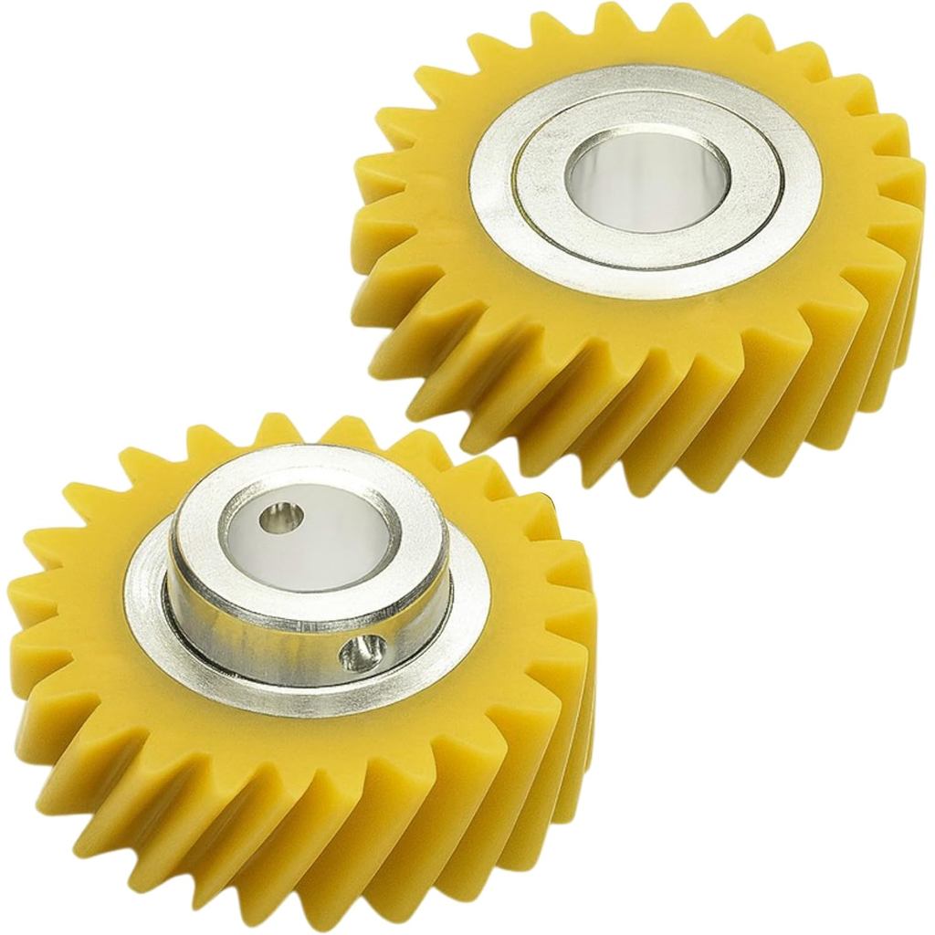 2Pcs Mixer Worm Gear For Kitchenaid Mixers Gear Replace Parts W10112253