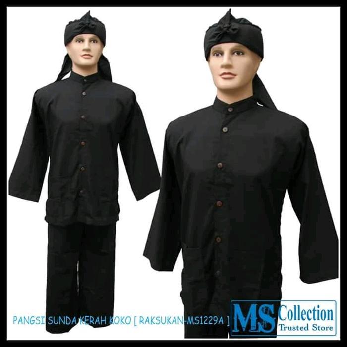 ORIGINAL baju pangsi sunda kerah koko READY STOCK