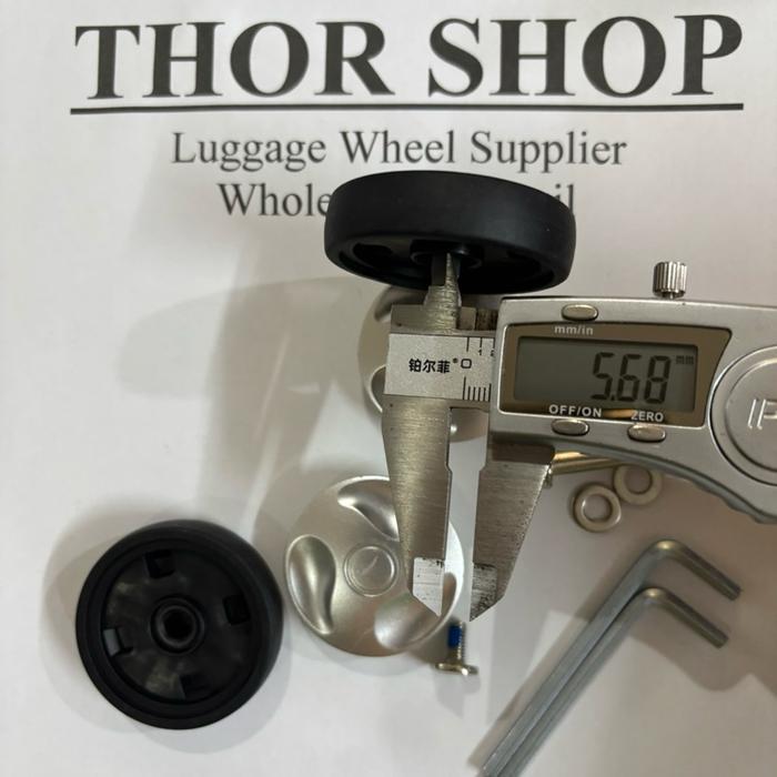 Roda Koper Double Wheel Universal Suitcase Luggage Wheel Samsonite Ori Original Asli