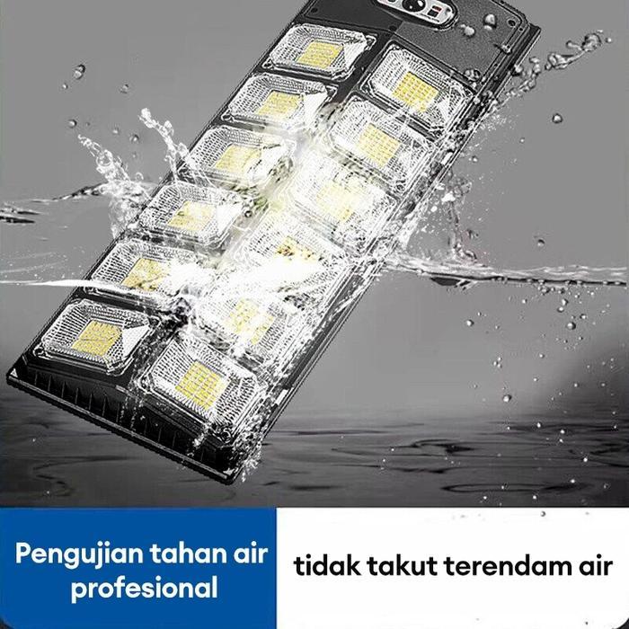 Garansi 10 Tahun1200W Lampu Jalan Tenaga Matahari Otomatis Lampu Sensor Led Luar Ruangan Tenaga