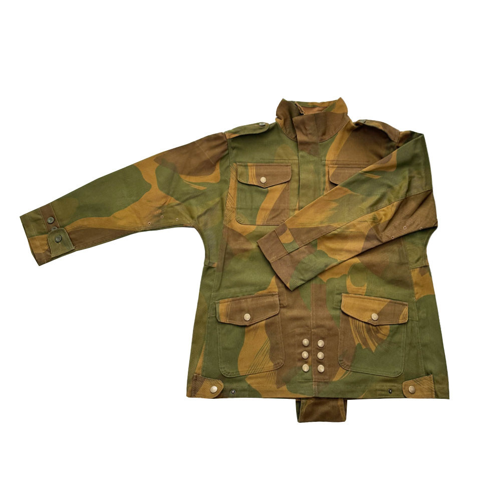 WWII WW2 UK Paratrooper Smock Denison Version 1944 Early Stage Retro Jacket, WW2 Camo Shirt,