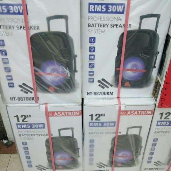 Speaker Portable Asatron Ht 8870 Ukm Sepeker Werles Asataron Ht8870