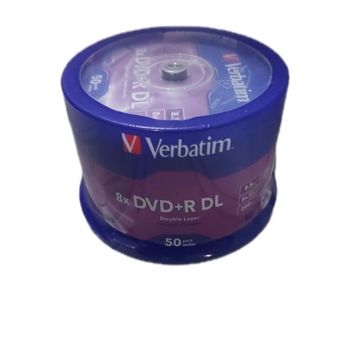 Verbatim Dl Matt Silver Dvd+R Dl 8X 43758. (50Pack)