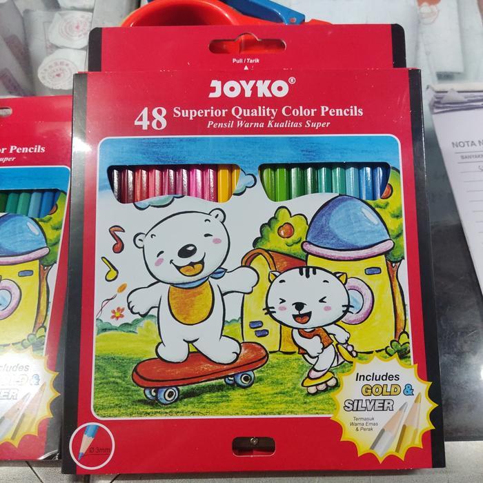 yf6l- Pensil Warna 48 Superior Quality, Joyko