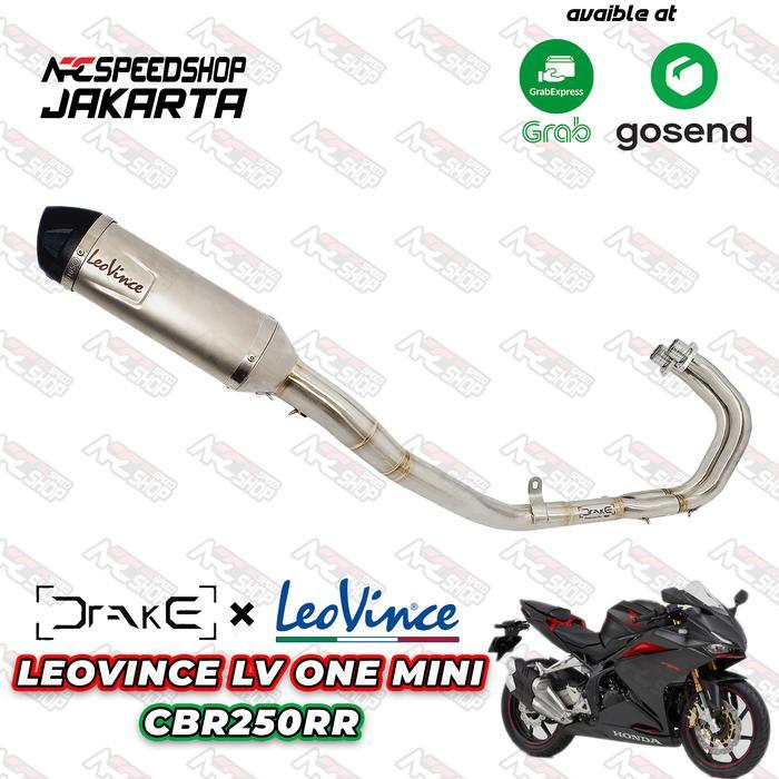 KNALPOT LEOVINCE LV ONE MINI HEADER DRAKE R9 Honda CBR250RR