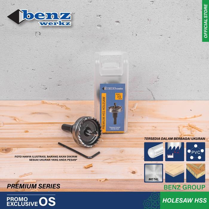 Mata Bor Holesaw HSS 24mm / Mata Bor Plong Kayu, Besi by Benz Werkz