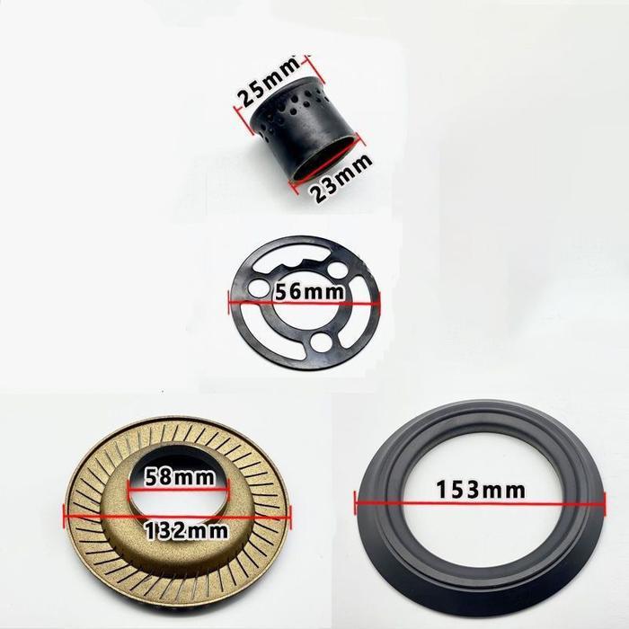 1 SET BURNER KOMPOR GAS TANAM AKSESORIS PENGGANTI UNIVERSAL ONDERDIL KOMPOR GAS PENGGANTI