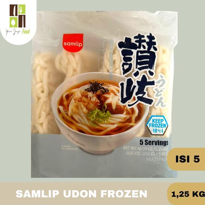 Samlip Udon Frozen / Mie Udon / Frozen Noodles Kemasan 1,25kg Isi 5 PC