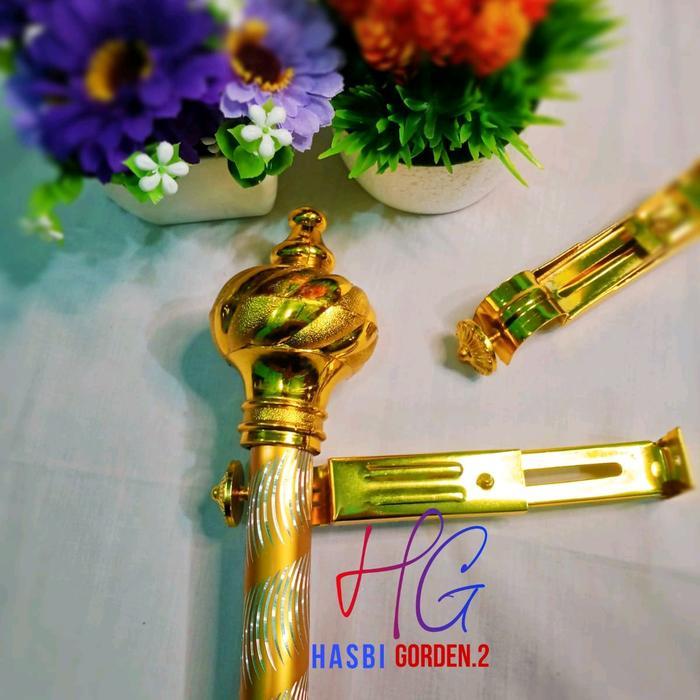 FMLY- Besi Gorden Batang Gordeng Tiang Korden Rollet Full Set