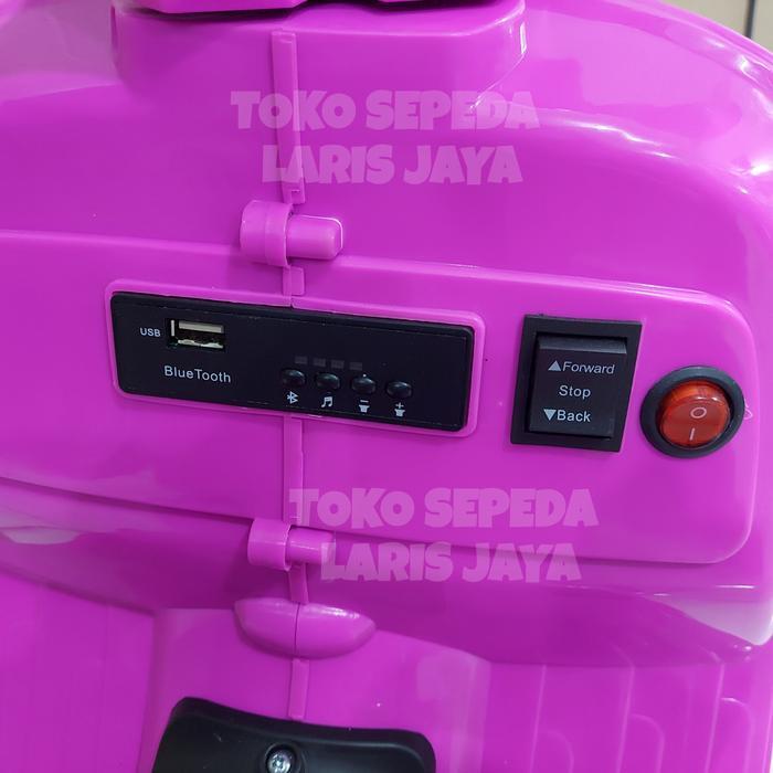 motor vespa anak pakai aki, motoran aki vespa pmb m788, motor aki anak kode 68