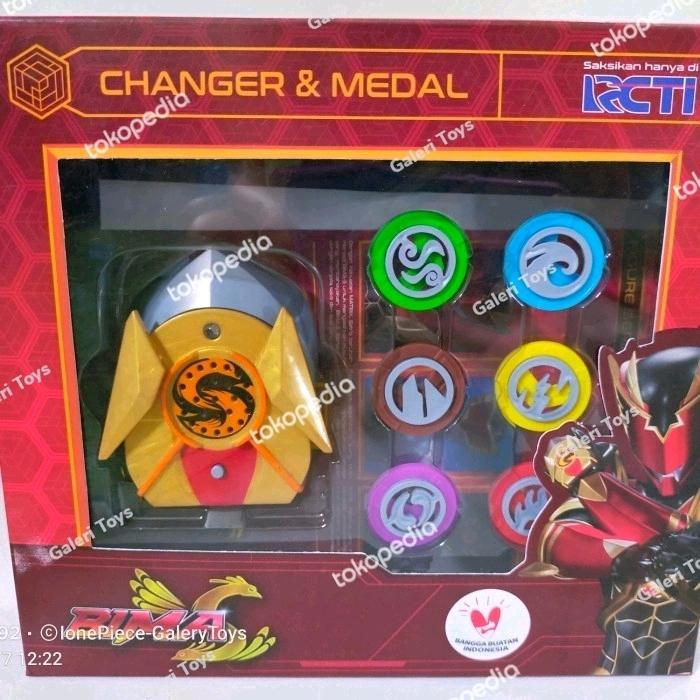 TERLARIS Mainan Changer Gelang Bima-S + 6 Power Stone READY STOCK