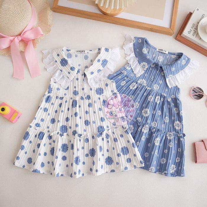 Promo Owlet - Loppy Dress - Dress Anak Perempuan - Dress Sailor - Dress Lucu Anak - Dress Fashoin
