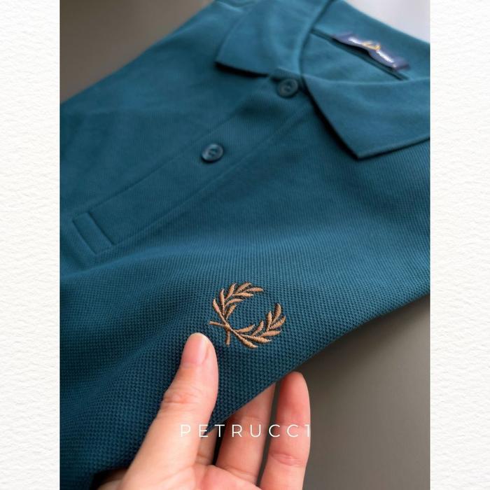 Fp Fred Perry Kaos Polo Shirt Cowo Stripe Man Pria