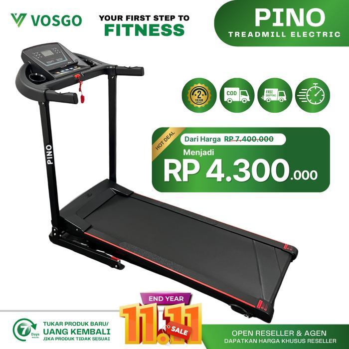 Alat Fitness Treadmill Elektrik Vosgo Pino