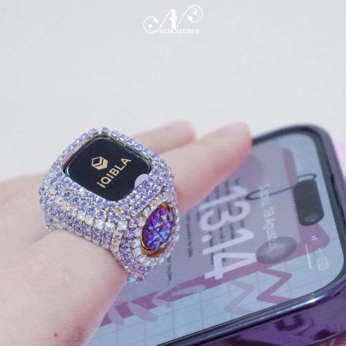 New- IQIBLA zikr ring tasbih digital swarovski by nissaydrus
