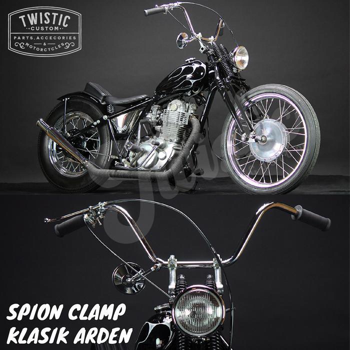 Spion Clamp Emgo Arden Motor Chopper W250 Xs650 Bsa Sr400 Triumph