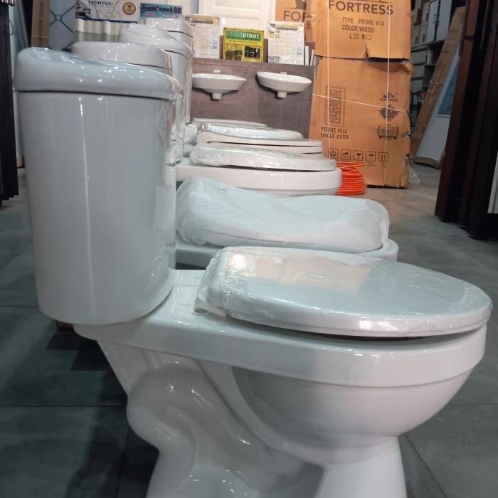 KLOSET DUDUK VOLK/ CLOSET TWO PIECE TOILET VOLK 680 MONOBLOK EKONOMIS