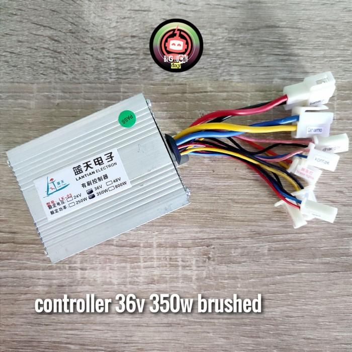 CONTROLLER 36V 350W BRUSHED KONTROLER SKUTER ELEKTRIK 36VOLT 350WATT