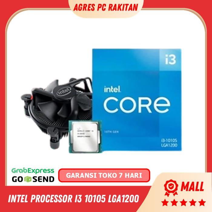 INTEL PROCESSOR I3 10105 LGA 1200 - PROCESSOR INTEL I3 - PROCESSOR INTEL GEN 10 - CPU PROCESSOR