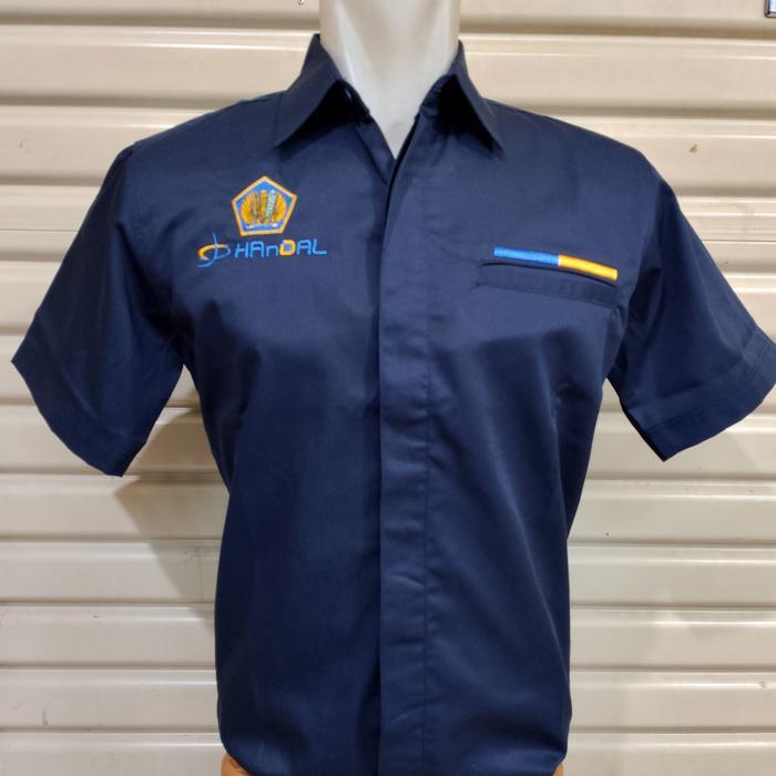 KEMEJA / SERAGAM KEMENKEU HANDAL BIRU NEVY UK XXL