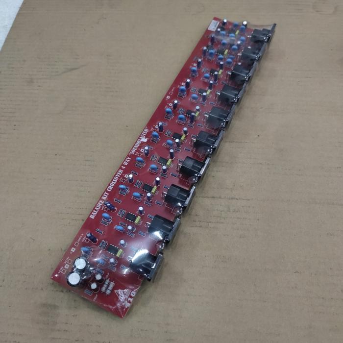 Kit Balance Crossover Stereo 4Way Dhb 418 Ckj Panel Belakang