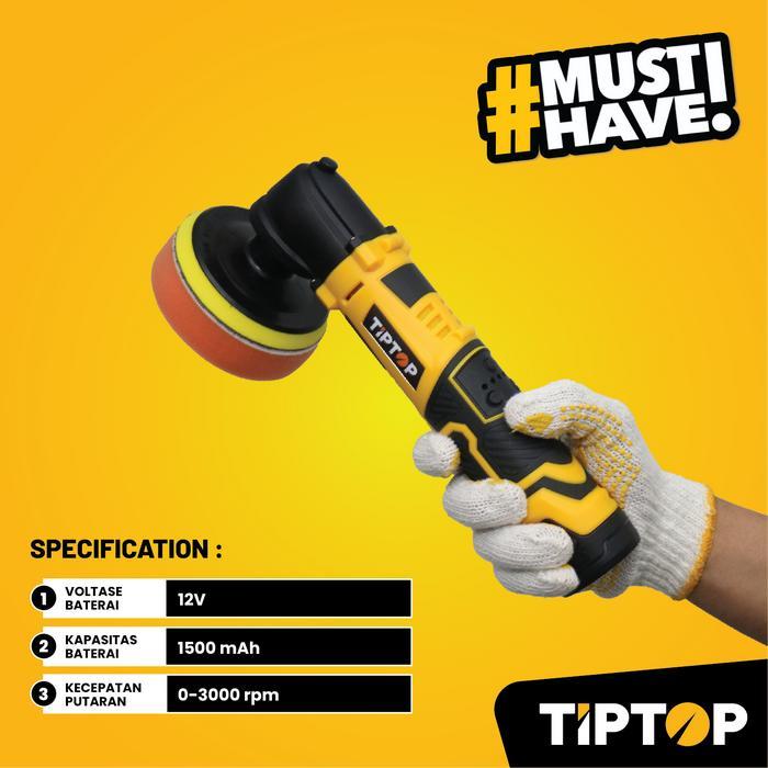 aiw25l- Tip Top 4 Inch Cordless Polisher / Mesin Pemoles 12V (Bpr-120)