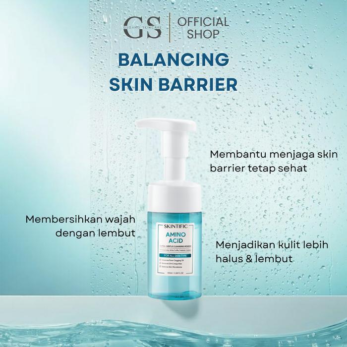 Skintific Amino Acid Ultra-Gentle Cleansing Mousse Facial Wash