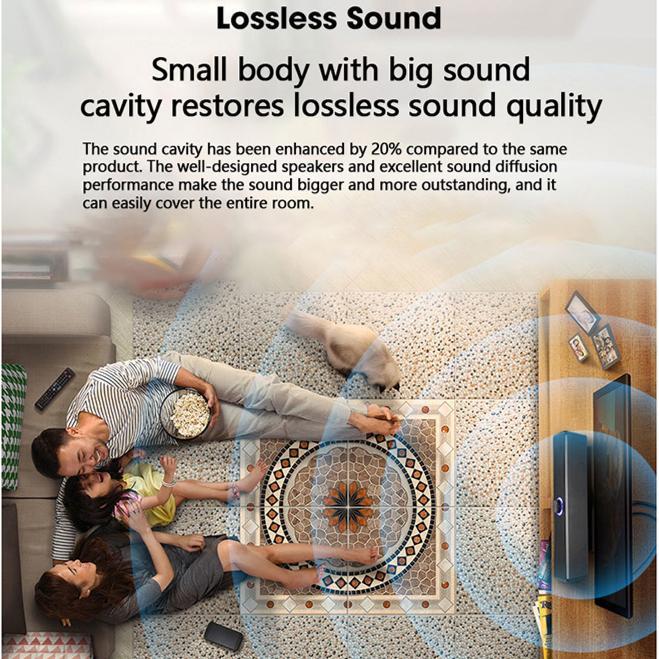 Soundbar Pc Komputer Laptop Speaker Home Theater Bass Aux Bluetooth