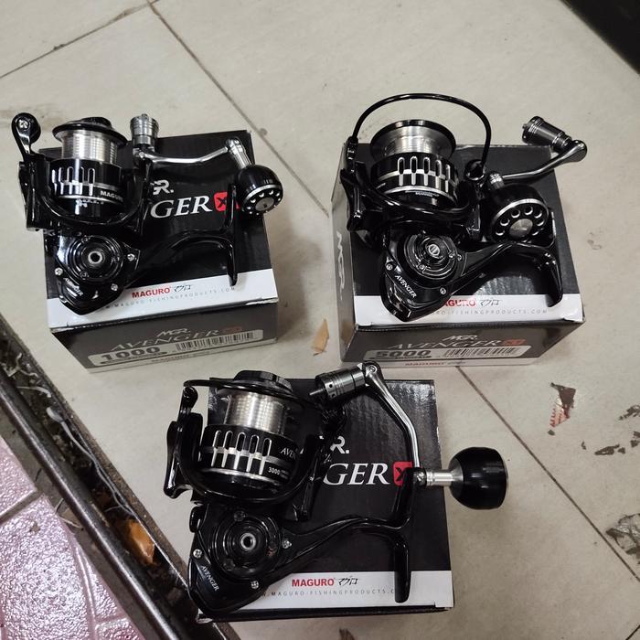 Terlaris- Reel Maguro Avenger Xt 1000 2000 3000 4000 5000 Power Handel -Gratisongkir