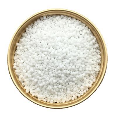 Mote Pasir / Manik Pasir Bahan Gelang Kalung Putih Doff