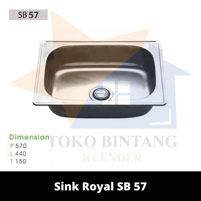 Royal Kitchen Sink / Bak Cuci Piring Sink Royal SB 57