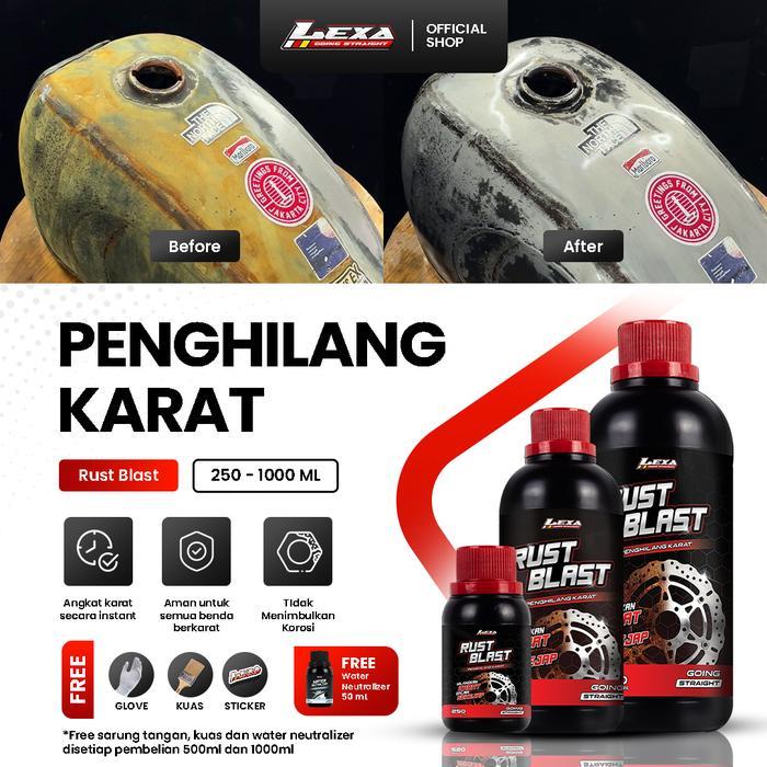 Disc LEXA Rust Blast Rust Remover Cairan Anti Karat Pembersih Karat Besi Baja Stainless Penghilang