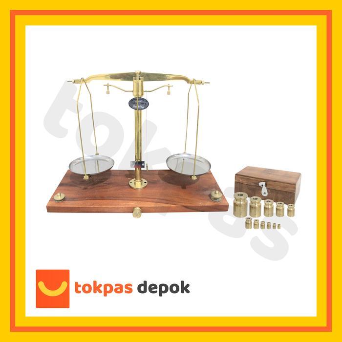 trialpeck- Neraca / Timbangan Farmasi Obat Apotek Merek Apm Kapasitas 500 Gr