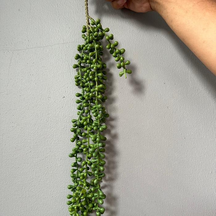 DEKFUR- Tanaman Sukulen Juntai Palsu Pot 10Cm Latex Plastik