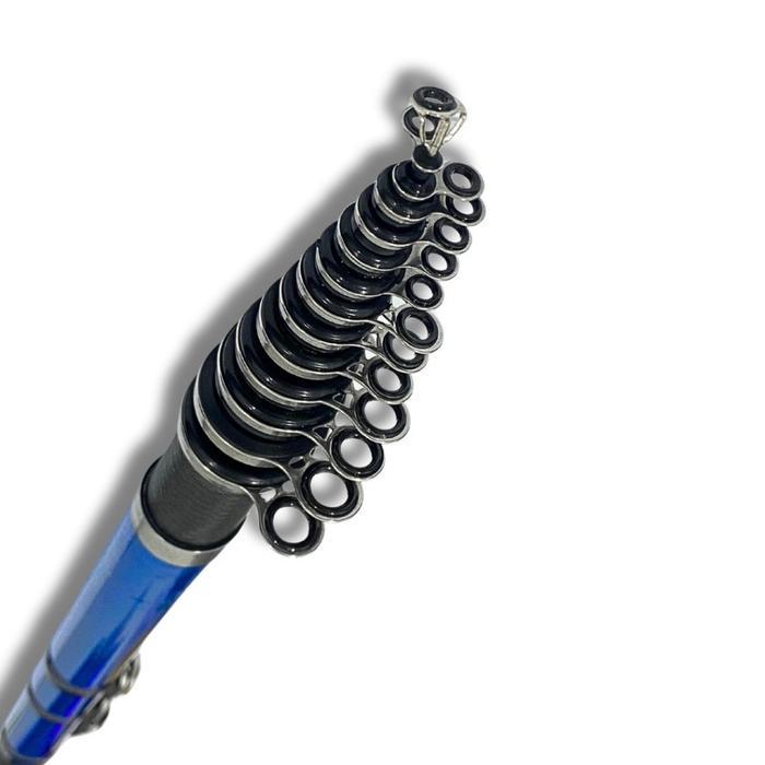 Joran Pancing Tegek Kolong Action Lentur Bahan Carbon Fiber Ukuran Panjang 1.80M-4.50M Ring Guide