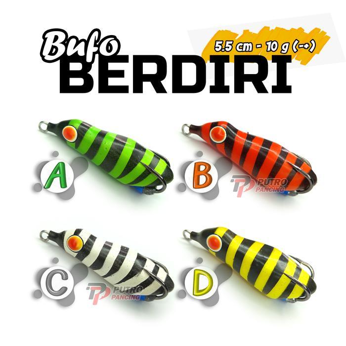 Lure Bufo BERDIRI Soft Frog softfrog Top Water