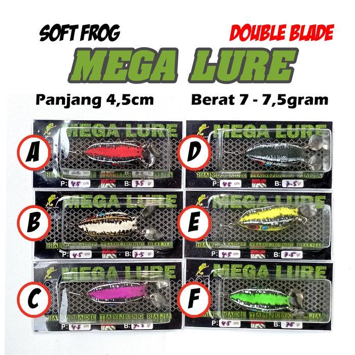 Lure Softfrog Mega Lure Double Blade