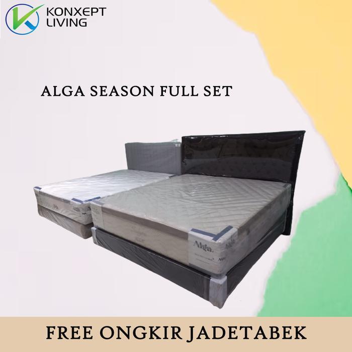 Alga Springbed Season Full Set - 180X200 Springbed